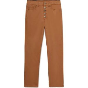 Dondup, Dames, Broeken, Bruin, Maat: W26 Katoen,