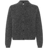 Gestuz - Alpha GZ - Cardigan - Charcoal Melange - Alpaca/Wol/Polyester/Elastaan