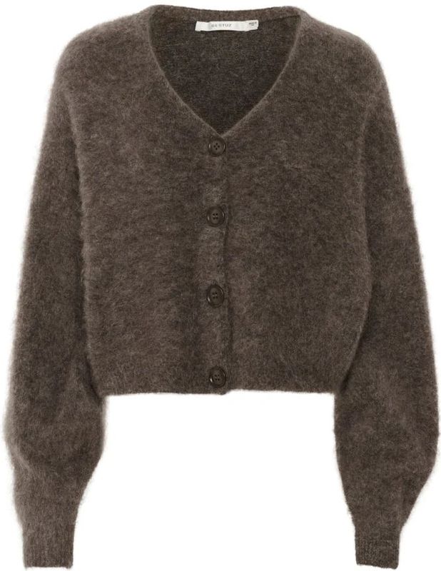 Gebreid jack met knoopsluiting, model 'debbie'