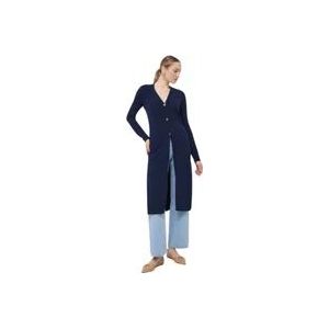 Twinset Long Truien , Blue , Dames , Maat: L