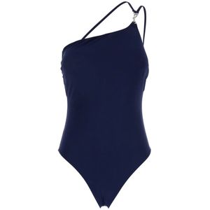 Tory Burch, Dames, Badkleding, Blauw, Maat: L