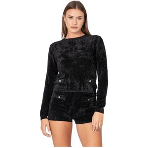 Kocca, Dames, Truien, Zwart, Maat: L Velours,