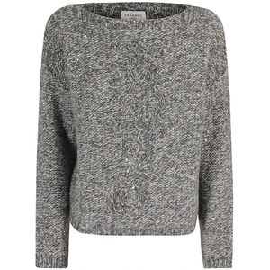 Ermanno Scervino, Dames, Truien, Grijs, Maat: S