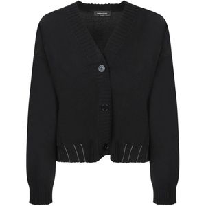 Fabiana Filippi, Dames, Truien, Zwart, Maat: 2XS Zijde,