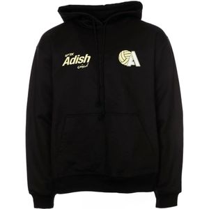 Adish, Heren, Sweatshirts & Hoodies, Zwart, Maat: L