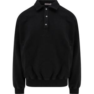 IH NOM UH Nit, Heren, Tops, Zwart, Maat: S Katoen,