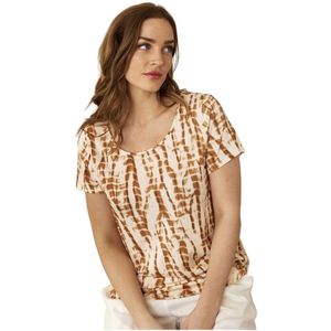 IN Front, Dames, Tops, Bruin, Maat: M