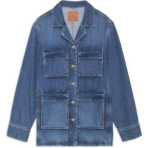 Anine Bing, Dames, Jassen, Blauw, Maat: XS Katoen,
