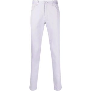 Maison Margiela, Dames, Jeans, Paars, Maat: W27 Katoen,