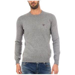 Armani Jeans, Heren, Truien, Grijs, Maat: S