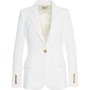 Elisabetta Franchi, Dames, Jassen, Wit, Maat: XL