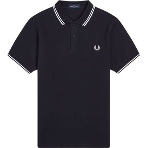 Fred Perry, Heren, Tops, Blauw, Maat: 2XL Katoen,