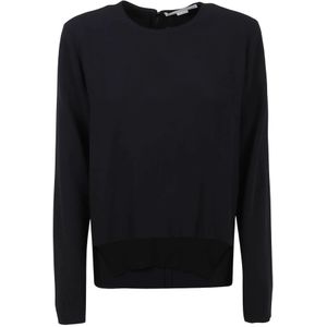 Stella McCartney, Dames, Blouses & Shirts, Zwart, Maat: M Wol,