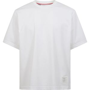 Thom Browne, Heren, Tops, Wit, Maat: M Katoen,