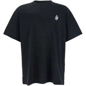 JW Anderson, Heren, Tops, Zwart, Maat: M Katoen,
