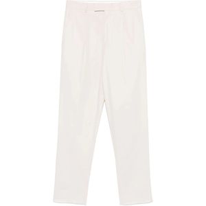 Zegna, Heren, Broeken, Wit, Maat: XL Katoen,