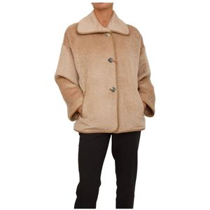 Max Mara, Dames, Jassen, Bruin, Maat: XS Zijde,