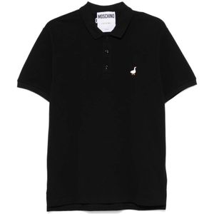 Moschino, Heren, Tops, Zwart, Maat: 2XL