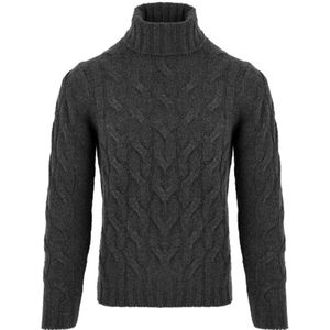 Filippo De Laurentiis, Heren, Truien, Grijs, Maat: XL
