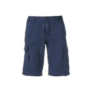 Woolrich Casual korte broek , Blue , Heren , Maat: W38