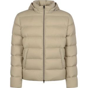 Herno, Heren, Jassen, Beige, Maat: M Nylon,
