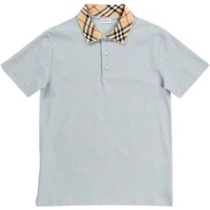 Burberry, Heren, Tops, Blauw, Maat: XL Katoen,