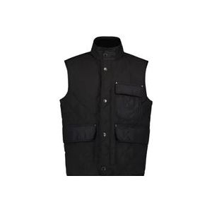 Burberry Gewatteerde Mouwloze Vest , Black , Heren , Maat: L