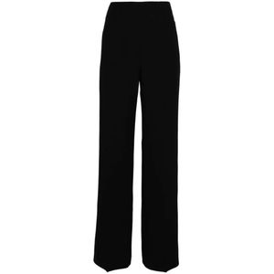 Alberta Ferretti, Dames, Broeken, Zwart, Maat: M