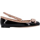 Valentino Garavani - Ballerina Rockstud Flats - Zwart - Dames