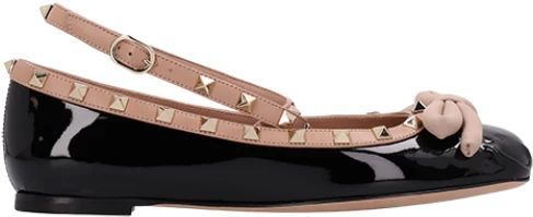 Valentino Garavani - Ballerina Rockstud Flats - Zwart - Dames