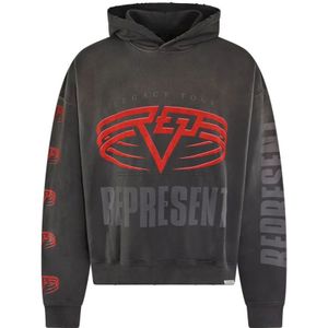 Represent, Heren, Sweatshirts & Hoodies, Grijs, Maat: L Katoen,