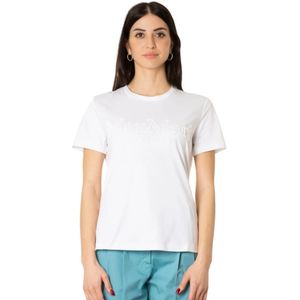 Max Mara Studio, Dames, Tops, Wit, Maat: M Katoen,