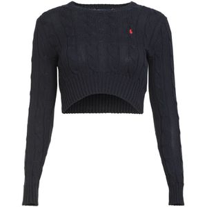 Polo Ralph Lauren, Dames, Truien, Blauw, Maat: S Katoen,