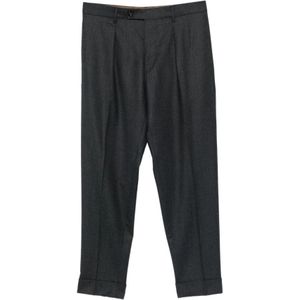 Berwick, Heren, Broeken, Grijs, Maat: L Wol,