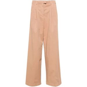 Pinko, Dames, Broeken, Beige, Maat: XS Katoen,