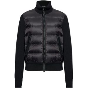 Tom Ford, Heren, Truien, Zwart, Maat: XL Polyamide,