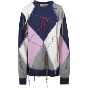 Amaránto, Dames, Truien, Veelkleurig, Maat: M Mohair,