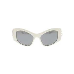 Balenciaga Stijlvolle zonnebril , White , unisex , Maat: ONE Size
