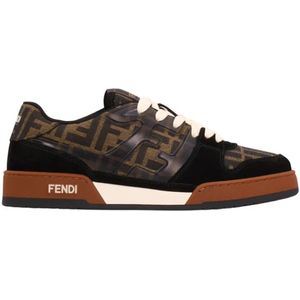 Fendi, Heren, Schoenen, Bruin, Maat: 44 EU Leer,