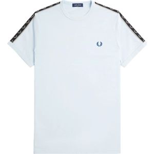 Fred Perry, Heren, Tops, Blauw, Maat: XL Katoen,