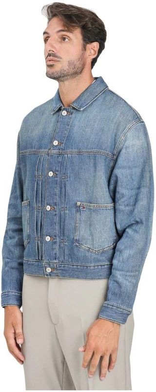 Tommy Jeans Tussenjas  blauw denim