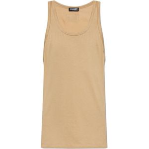 Dsquared2, Heren, Tops, Beige, Maat: S Modal,