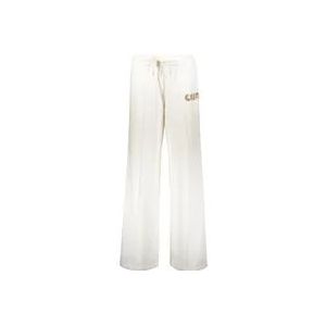 Casablanca Geborduurde Katoenen Track-Pants , White , Dames , Maat: S