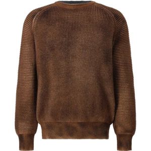 Avant Toi, Heren, Truien, Bruin, Maat: M Wol,