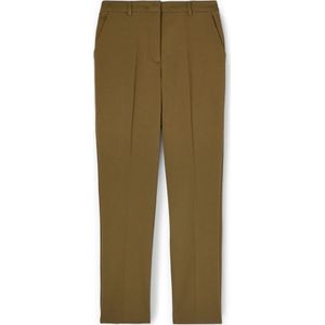 Motivi, Dames, Broeken, Groen, Maat: 2XS Katoen,