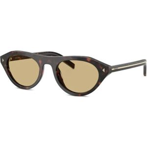 Prada - PR B15S - Zonnebril - Bruin - Acetaat - Geometrisch