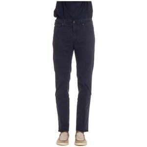 Jacob Cohën, Heren, Jeans, Blauw, Maat: W33 Katoen,