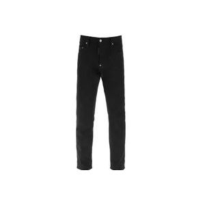 Dsquared2 Slim Fit Zwarte Jeans , Black , Heren , Maat: S
