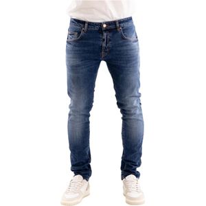 Don The Fuller, Heren, Jeans, Blauw, Maat: W33 Katoen,