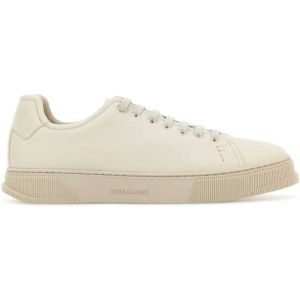 Ferragamo - Sneakers - Wit - Leer
